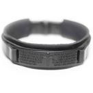 Pulseira Couro Masculina Livrai me de Todo Mal - Black Edition Pulseira Couro Masculina Livrai me de Todo Mal - Black Edition