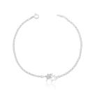 Pulseira Cravejada 2 Estrelas Vazadas De Prata 925
