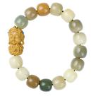 Pulseira Creative Bodhizi com pérola de Tara, pérola circular única Pulseira Creative Bodhizi com pérola de Tara, pérola circular única