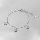 Pulseira cristã prata