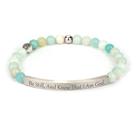 Pulseira cusurlove Inspirational Christian banhada a ouro 18K