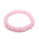 Pulseira das Pedras 8mm - Quartzo Rosa