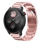 Pulseira de Aço compatível com GTR4 GTR 4 A2166 / GTR3 / GTR2 / Stratos 2 2s 3 - Pink Rose