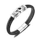 Pulseira de aço inoxidável Chain Link para homens com 20,9 cm de comprimento