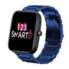 Pulseira de Aço Inoxidável compatível com Bip 3 A2172 / Bip / Bip Lite / Bip U - Azul