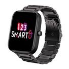 Pulseira de Aço Inoxidável compatível com Bip 3 A2172 / Bip / Bip Lite / Bip U - Preto
