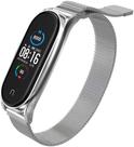 Pulseira De Aço NSmart Compatível com Mi Band 5 / Mi band 6 Fecho Magnético