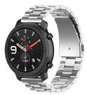 Pulseira De Aço Troca Rápida Para Gtr 47mm Cor Prata