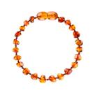 Pulseira de Âmbar Baroque Cognac - Âmbar Baby Care
