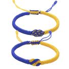 Pulseira de amizade AWEHIRU TOSSPER Ukraine Couple, 2 peças Pulseira de amizade AWEHIRU TOSSPER Ukraine Couple, 2 peças