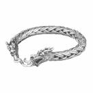 Pulseira De Bali Trançada 8mm Em Prata 925