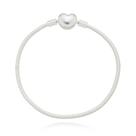 Pulseira de Berloques com fecho em coração