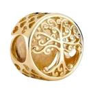 Pulseira De Berloques Em Prata 925 Feminina Com Acessórios De Sol Dourado, Abacaxi, Árvore