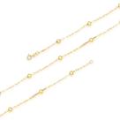 Pulseira De Bola Feminina Ouro 18k 750