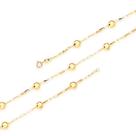 Pulseira De Bola Ouro 18k 750 Feminina