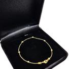 Pulseira De Bolinhas Banho De Ouro 4836B Pulseira De Bolinhas Banho De Ouro 4836B