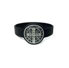 Pulseira De Borracha Preta São Bento