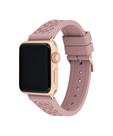 Pulseira de Borracha Rosa Coach para Apple Watch 38mm/40mm/41mm Pulseira de Borracha Rosa Coach para Apple Watch 38mm/40mm/41mm