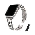 Pulseira De Cadeia Metálica Para Apple Watch De 45mm, 49mm, 40mm, 42mm, 44mm, Sport IWatch Série 1 2