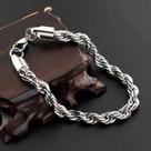 Pulseira De Cadeia Torcida Em Aço Inoxidável 19 21 23CM Joias De Moda Para Mulheres E Homens Pulseira De Cadeia Torcida Em Aço Inoxidável 19 21 23CM Joias De Moda Para Mulheres E Homens