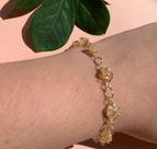 Pulseira de cesta (ouro)- citrino Pulseira de cesta (ouro)- citrino