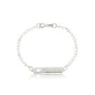 Pulseira De Chapinha Infantil Com Estrela Vazada Prata 925kl Pulseira De Chapinha Infantil Com Estrela Vazada Prata 925kl