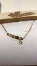 Pulseira de Chapinha Infantil em Ouro 18 K - Com Pingente