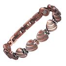 Pulseira de cobre Wollet Pure Copper Magnetic para mulheres/homens