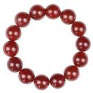 Pulseira de contas de ágata vermelha de 16 mm para homens e mulheres Pulseira de contas de ágata vermelha de 16 mm para homens e mulheres