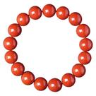 Pulseira de contas de ágata vermelha natural de 11-12 mm para homens e mulheres Pulseira de contas de ágata vermelha natural de 11-12 mm para homens e mulheres