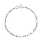 Pulseira De Contas De Prata Para Mulheres Moda Charme Casamento Modelo Simples Presente De Pulseira De Contas De Prata Para Mulheres Moda Charme Casamento Modelo Simples Presente De
