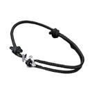 Pulseira De Corda De Âncora Ajustável De Aço Inoxidável De 2mm Para Homens E Mulheres, Pulseira Fina