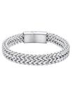 Pulseira de corrente ChainsHouse Franco Link em aço inoxidável 10 mm