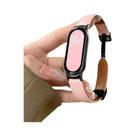 Pulseira De Couro Com Fecho Magnético Para Xiaomi Smart Band 10 9 8 MiBand 9 8 - Bracelete De