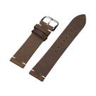 Pulseira De Couro De Bezerro Marrom Escuro Para Relógios Omega, Seiko, Casio, Rolex Tamanhos 18mm,