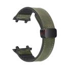 Pulseira De Couro E Silicone Com Fecho Magnético Para Amazfit T-Rex 3, Acessórios Para Relógio