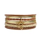 Pulseira de Couro Feminina Espirito Santo Caramelo