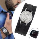 Pulseira de Couro Masculina Country Ajustável Bruto Rústico e Sistemático