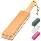 Pulseira de couro para afiar facas Angerstone Double Side 14x2cm