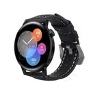 Pulseira de Couro para Smartwatch GT3 42mm GT3 46mm Pulseira de Couro para Smartwatch GT3 42mm GT3 46mm