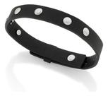 Pulseira De Couro Peças De Aço Med. 24cm Rommanel 250285