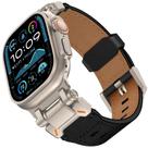 Pulseira de Couro WINGLE para Apple Watch Ultra 2 (49mm)
