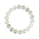 Pulseira de cristal de azeztulita verde natural de 11 mm para mulheres/homens