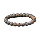 Pulseira De Energia Para Meditação Com Chakra De Pedra Natural De Chama Radiante Roxa