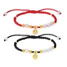 Pulseira de estilo chinês para casais com contas de ágata branca S925 Pulseira de estilo chinês para casais com contas de ágata branca S925