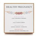 Pulseira de gravidez NOURISHLOV Moonstone Hope para mulheres