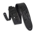 Pulseira de guitarra Levy's Leathers 3 Wide Garment Leather Rose