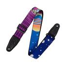 Pulseira de guitarra Levy's Leathers em poliéster Cyber Cat Motif