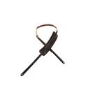 Pulseira de guitarra Levy's Leathers M25-DBR em couro vegetariano estilo anos 50