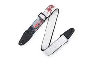 Pulseira de guitarra Levy's Leathers Wide Polyester Cherry Blossoms
